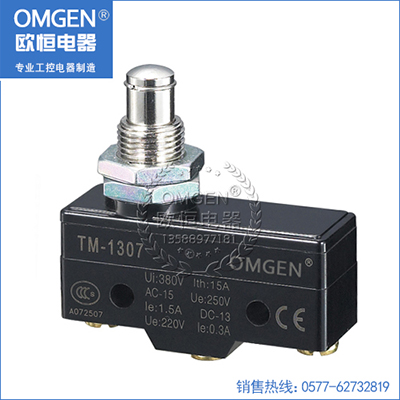 欧恒电器 TM-1307 微动开关 行程开关